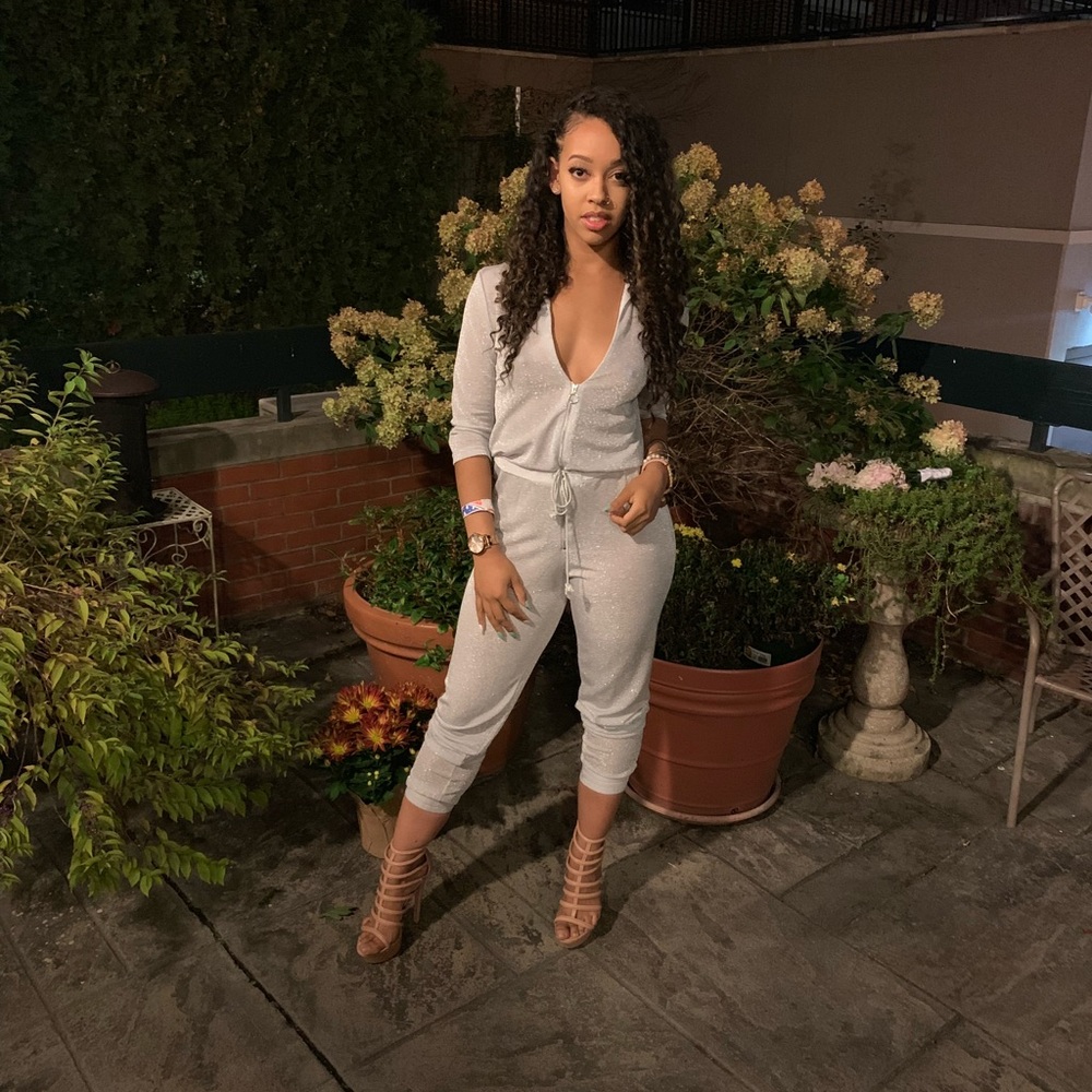 Silver jumpsuit